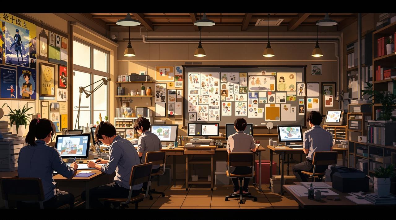 吃瓜短剧夸克 团队工作场景